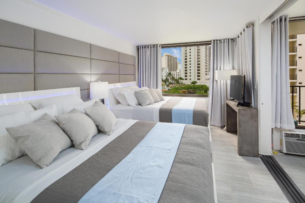 Waikiki Banyan Modern One Bedroom Free Parking Honolulu Exteriör bild